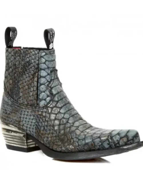 Online New Rock Anke Boot Wet -7953Pt-C25