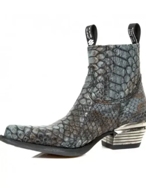 Online New Rock Anke Boot Wet -7953Pt-C25