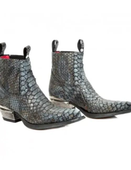 Online New Rock Anke Boot Wet -7953Pt-C25