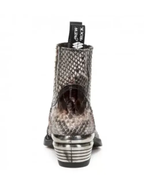 Outlet New Rock Anke Boot Wet -7953Pt-C34