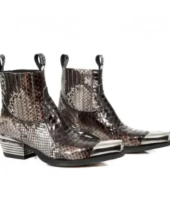 Outlet New Rock Anke Boot Wet -7953Pt-C34