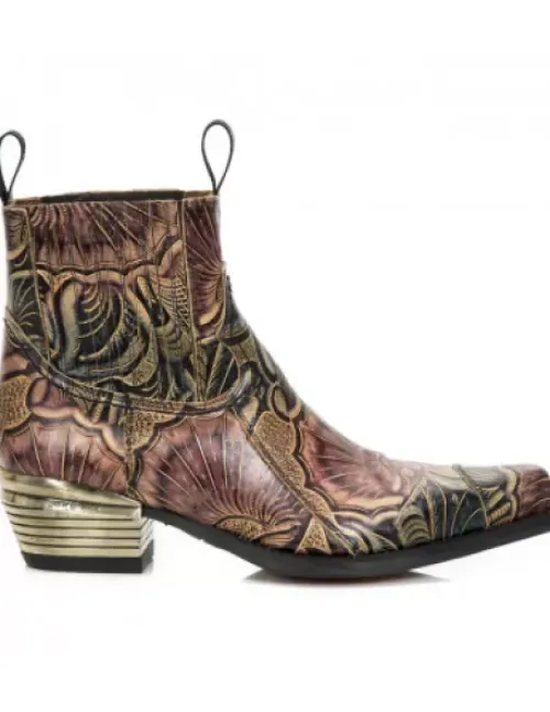 Best New Rock Anke Boot Wet -7953Pt-37