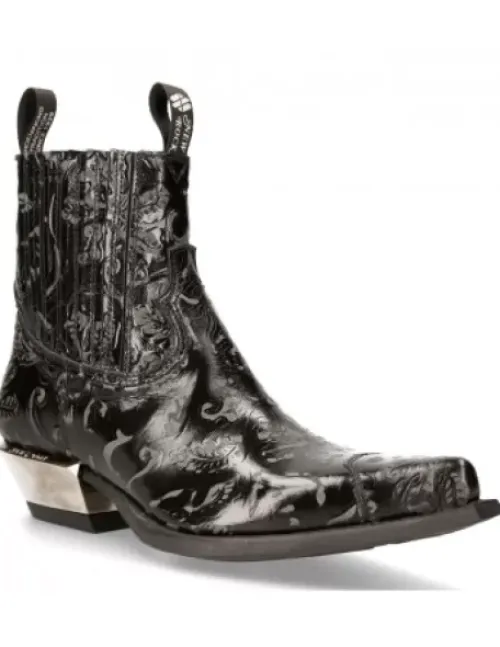 New New Rock Anke Boot Wet -7953-21