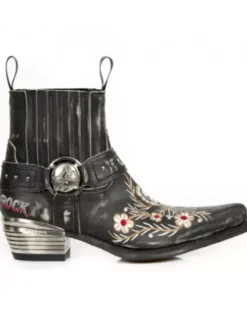 New New Rock Anke Boot Wet -Wt046-C2