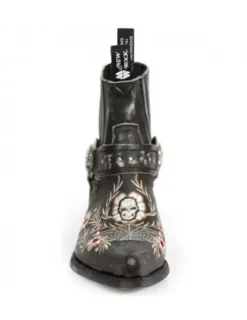 New New Rock Anke Boot Wet -Wt046-C2