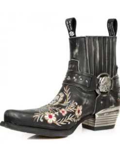 New New Rock Anke Boot Wet -Wt046-C2