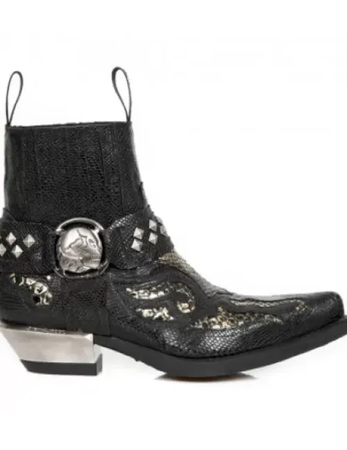 Outlet New Rock Anke Boot Wet -Wt005-C13