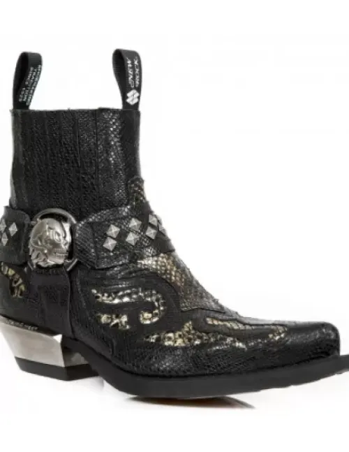 Outlet New Rock Anke Boot Wet -Wt005-C13