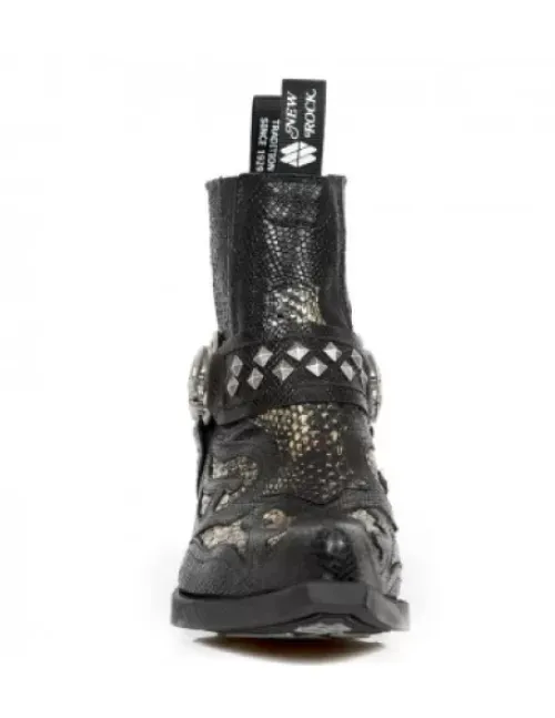Outlet New Rock Anke Boot Wet -Wt005-C13