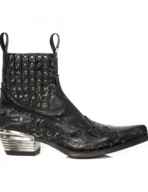 New New Rock Anke Boot Wet -Wt047-1