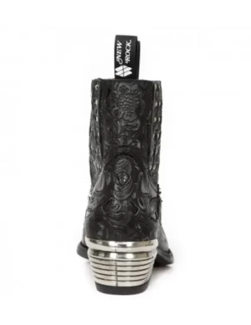 New New Rock Anke Boot Wet -Wt047-1