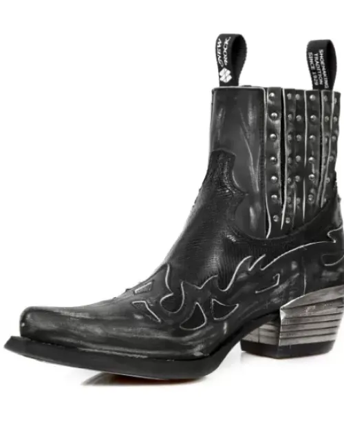 Clearance New Rock Anke Boot Wet -Wt047-2
