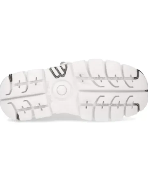 Sale New Rock Anke Boot White Tower With ace -106N-18