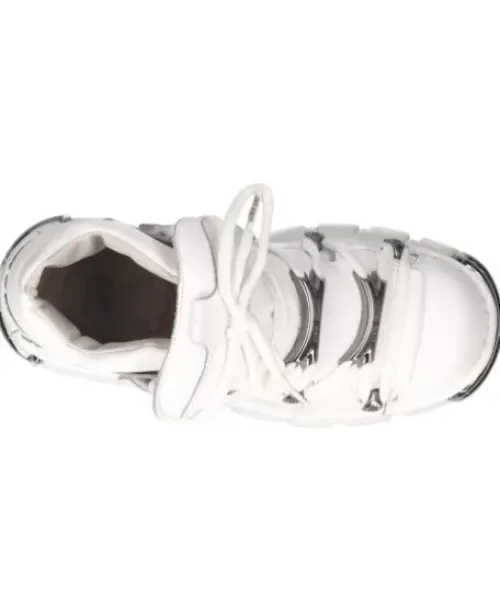 Sale New Rock Anke Boot White Tower With ace -106N-18