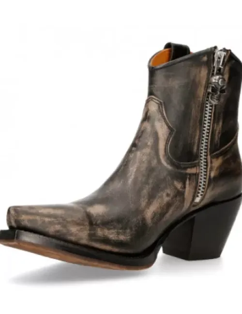 New Rock Anke Boot Back uea -7729C-C12