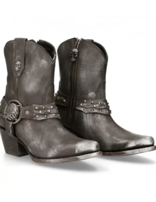 New Rock Anke Boot Back uea -Wt005-1