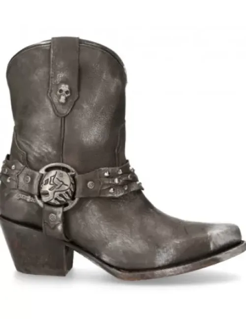 New Rock Anke Boot Back uea -Wt005-1
