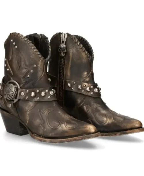 Hot New Rock Anke Boot Back uea -Wt004-1