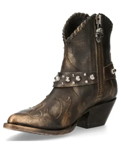 Hot New Rock Anke Boot Back uea -Wt004-1
