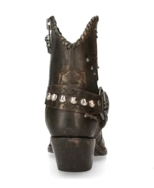 Hot New Rock Anke Boot Back uea -Wt004-1