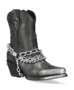 Outlet New Rock Anke Boot Back uea -Wt006Te-1