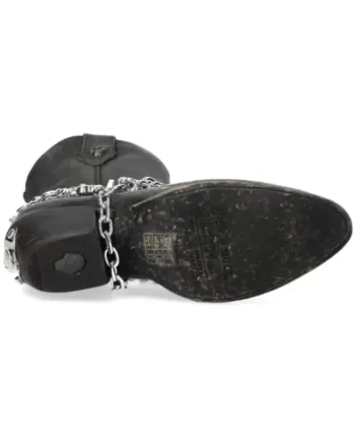 Outlet New Rock Anke Boot Back uea -Wt006Te-1