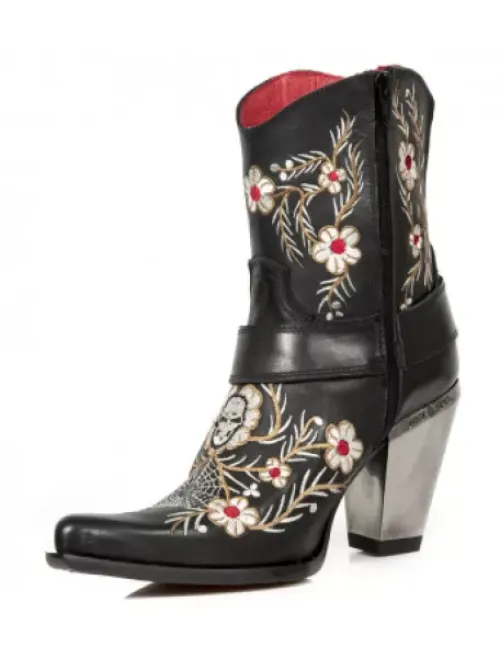 Clearance New Rock Anke Boot Bu -Bu007-C1