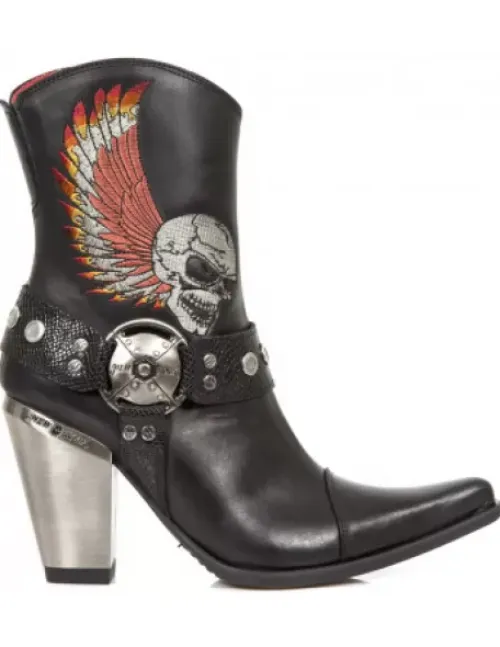 Clearance New Rock Anke Boot Bu -Bu006-1