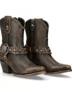 New New Rock Anke Boot oka uea -Wt005-2