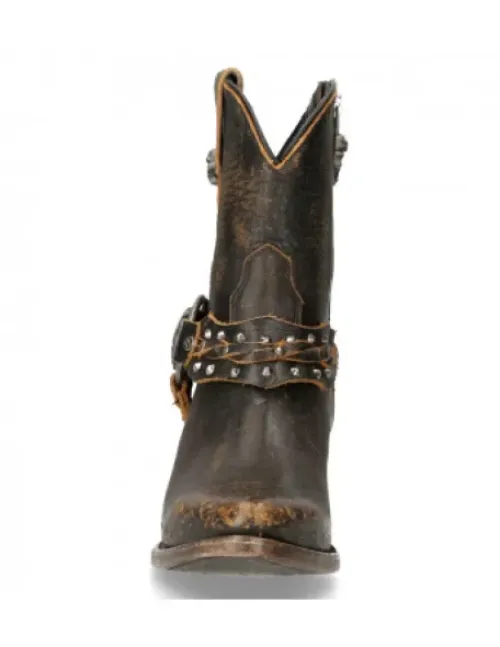 New New Rock Anke Boot oka uea -Wt005-2