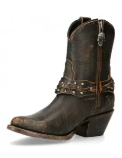 New New Rock Anke Boot oka uea -Wt005-2