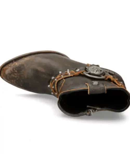 New New Rock Anke Boot oka uea -Wt005-2