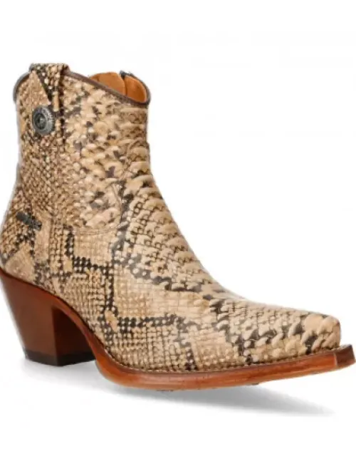 New New Rock Anke Boot uea -7729C-C2