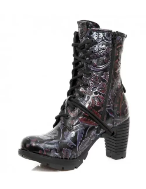 New New Rock Anke Boot Trai -Tr001-C82