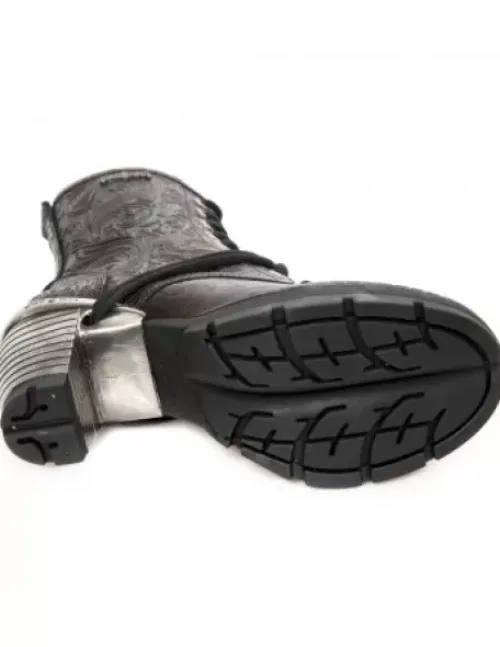 Outlet New Rock Anke Boot Trai -Tr001-C80
