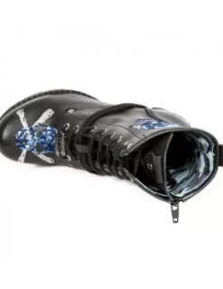 Clearance New Rock Anke Boot Trai -Tr079-C3