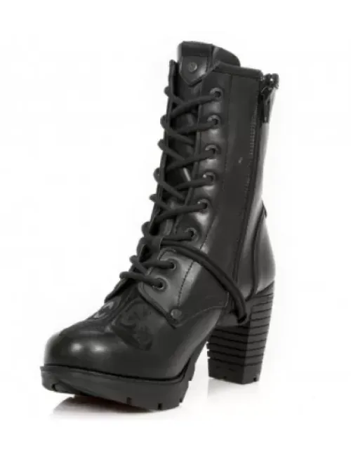 Outlet New Rock Anke Boot Trai -Tr052-1
