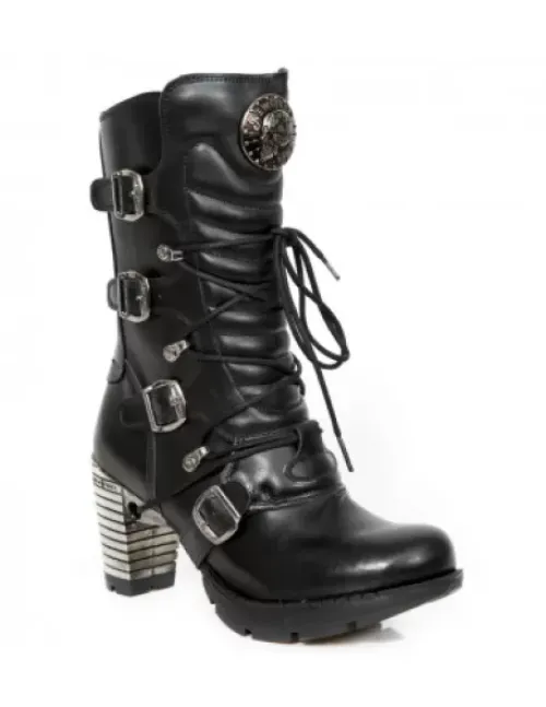 Hot New Rock Anke Boot Trai -Tr003-V1
