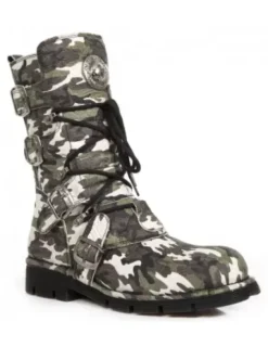 Outlet New Rock Boot Back Paning With ace -1473-36