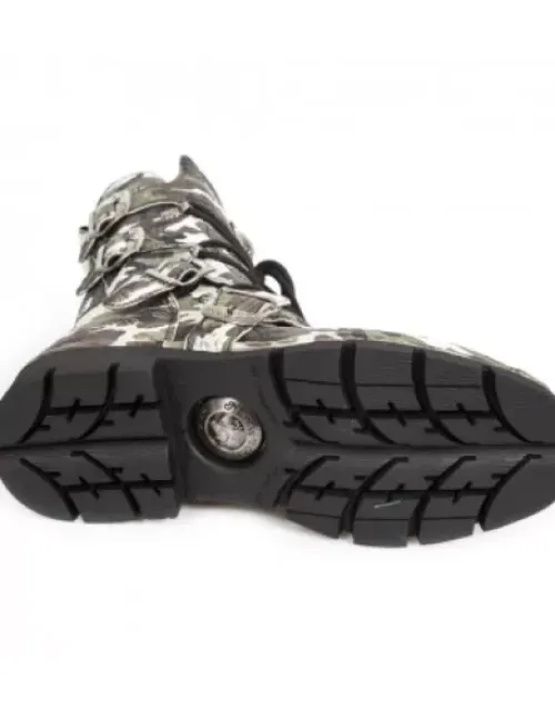 Outlet New Rock Boot Back Paning With ace -1473-36