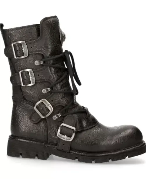 New Rock Boot Back Paning With ace -1473-43