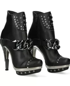 Clearance New Rock Boot Back Patf.acero -Punk003Cad-V1