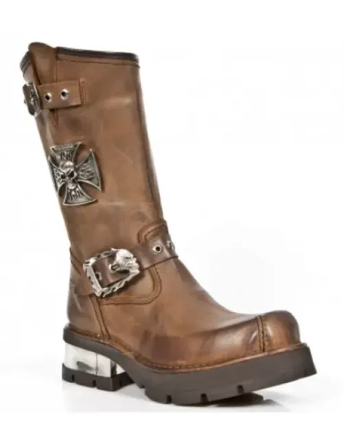 New New Rock Boot Neobiker -1601-C4