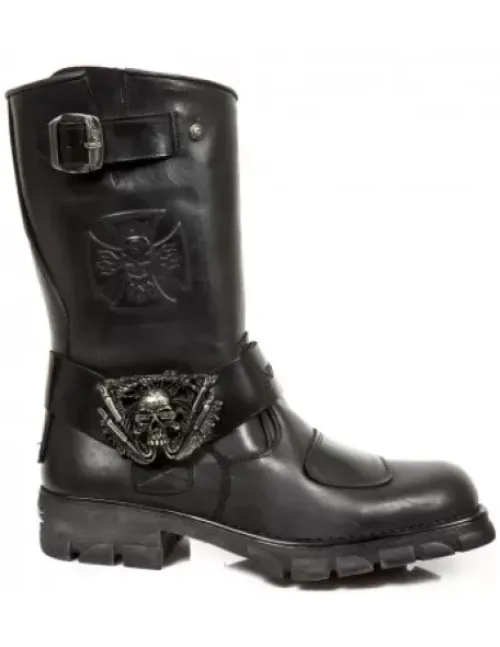 New Rock Boot Neobiker -7634-C10