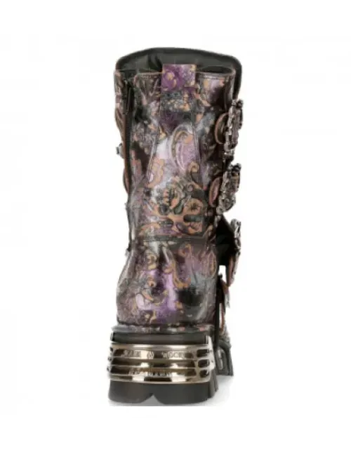 Outlet New Rock Boot Purpe Reactor -391-5