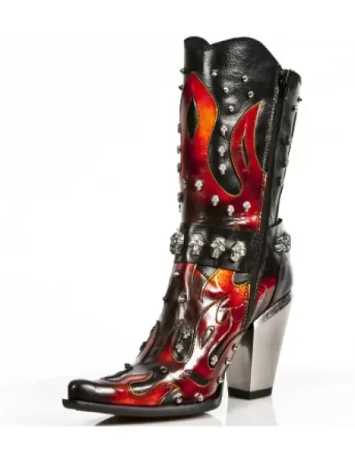 Sale New Rock BOOT BU -7986-C10