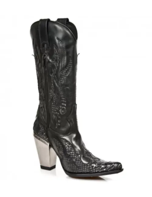 Hot New Rock Boot Bu -7982-C1