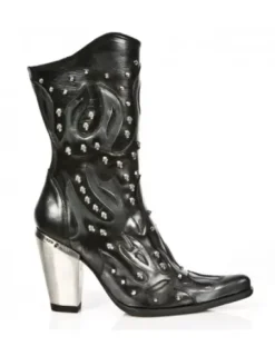 New New Rock Boot Bu -7985-C2