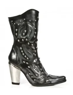 New New Rock Boot Bu -7985-C2