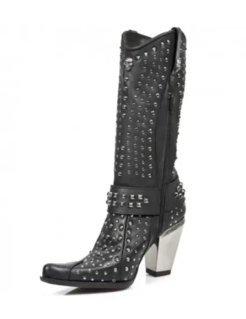 New Rock Boot Bu -7981-C1